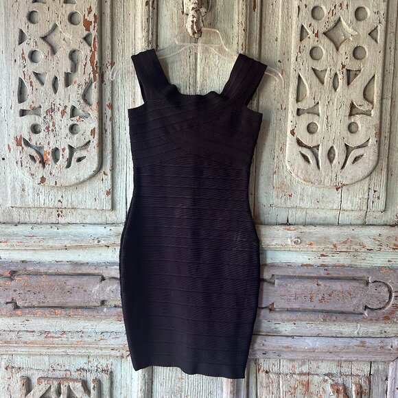 Black Bodycon Bandage Dress - NEW - Size Small - Picture 1 of 2